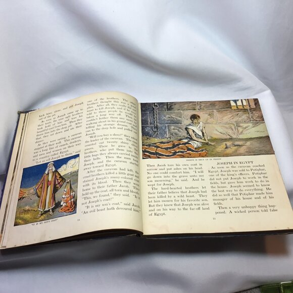 The Illustrated Bible Story Book Old Testament Illustrator Milo Winter 1928 HC - Picture 12 of 16